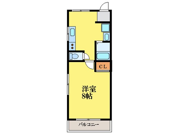 徳島駅 徒歩20分 3階の物件間取画像